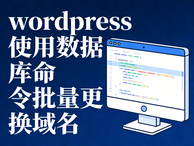 wordpress使用数据库命令批量更换域名-运维技术栈