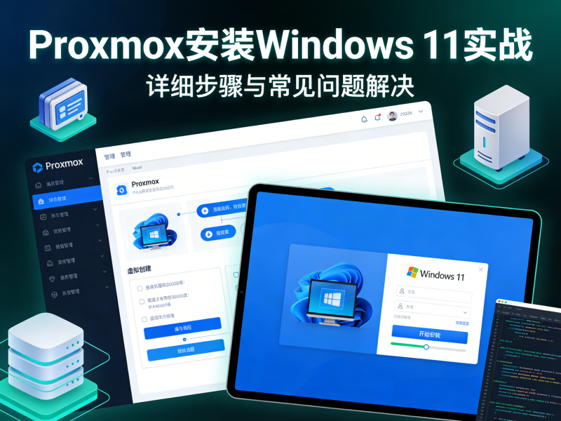Proxmox 安装 Windows 11实战-运维技术栈